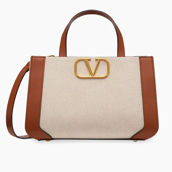 Valentino VLogo Signature Small Canvas Bag - Picture 2 of 7